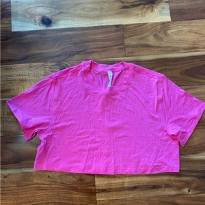 Lululemon Sonic Pink Crop Top